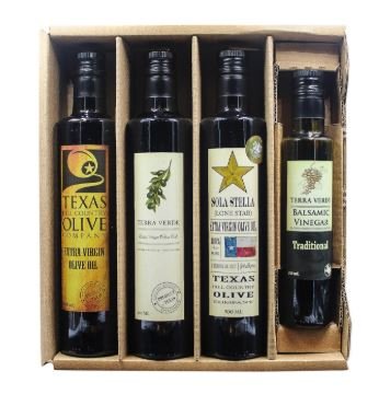 Texas Hill Country Olive Co. Olive Oil Variety 4pk