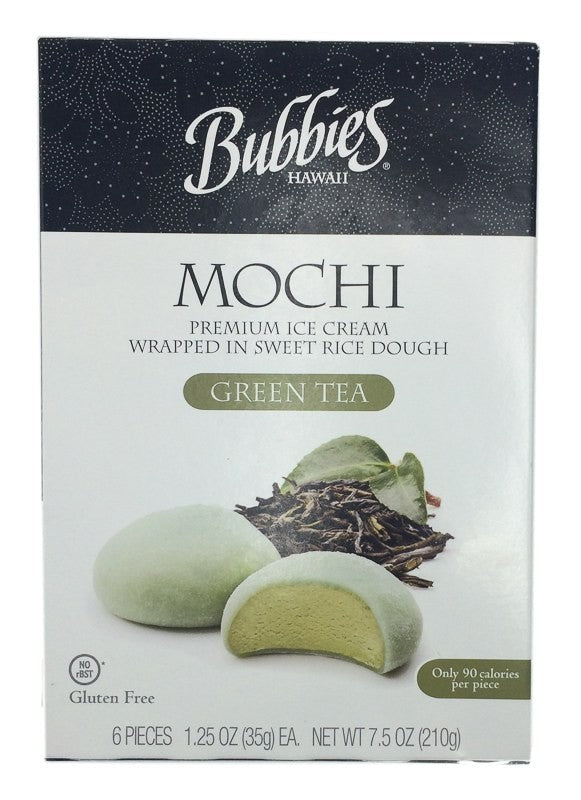 Bubbies of Hawaii Green Tea Mochi