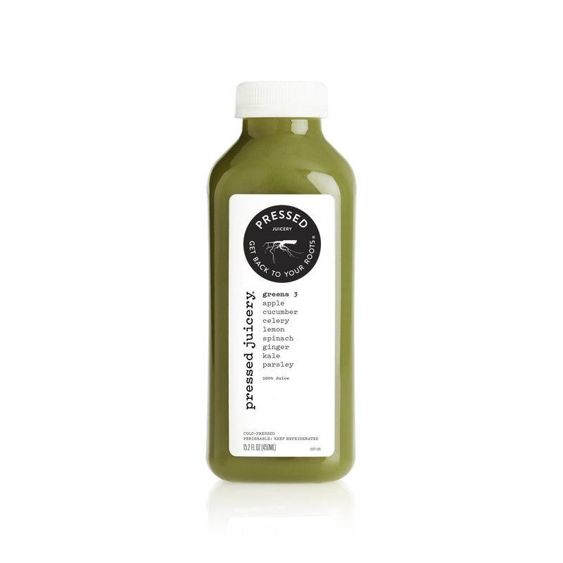 Pressed Juicery Greens With Ginger
