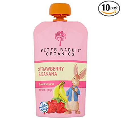 Peter Rabbit Organics Baby Pouch Strawberry & Banana