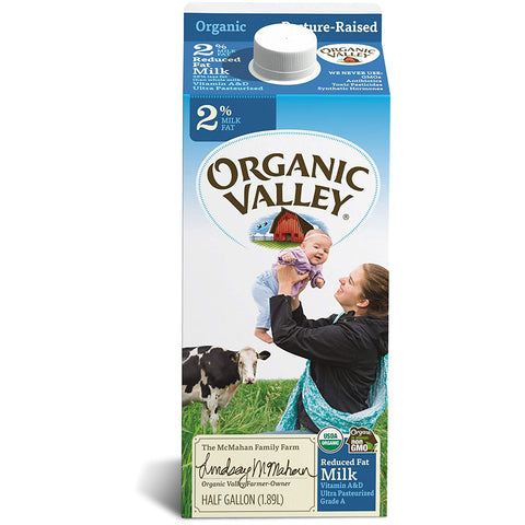 Organic Valley 2% Milk Half Gallon