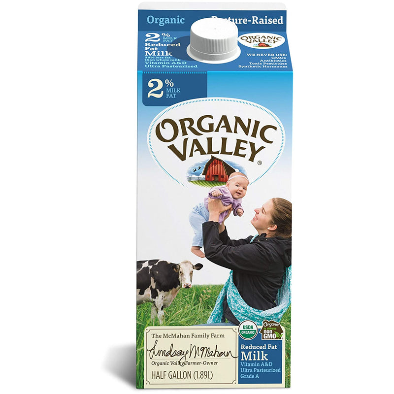 Organic Valley 2% Milk Half Gallon