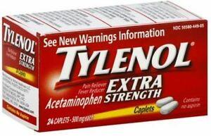 Tylenol Caplets 24ct