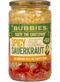 Bubbies Spicy Sauerkraut