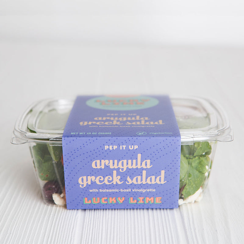 Lucky Lime Arugala Greek Salad