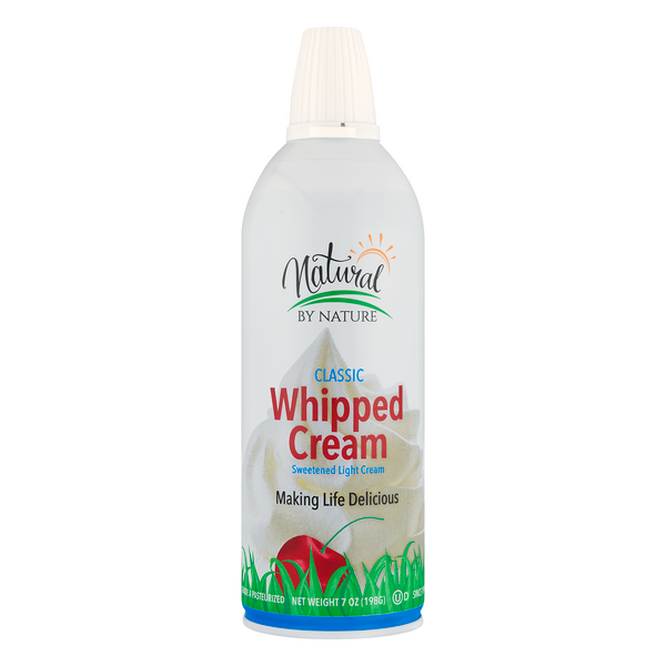 Natural by Nature Whipped Cream Spray
