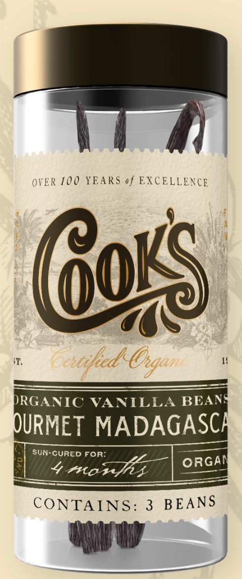 Cook Flavoring Co. Organic Vanilla Beans