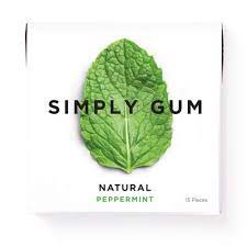 Simply Gum Peppermint Gum