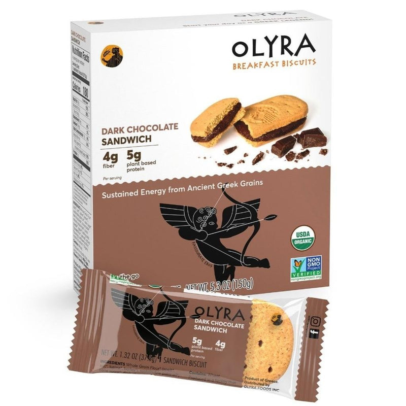 Olyra Breakfast Biscuit Dark Chocolate Sandwich
