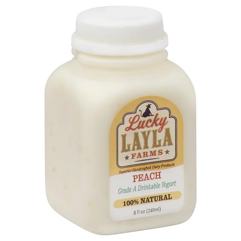 Lucky Layla Peach Drinkable Yogurt