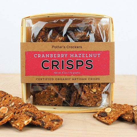 Potter's Crackers - Cranberry Hazelnut Crisp