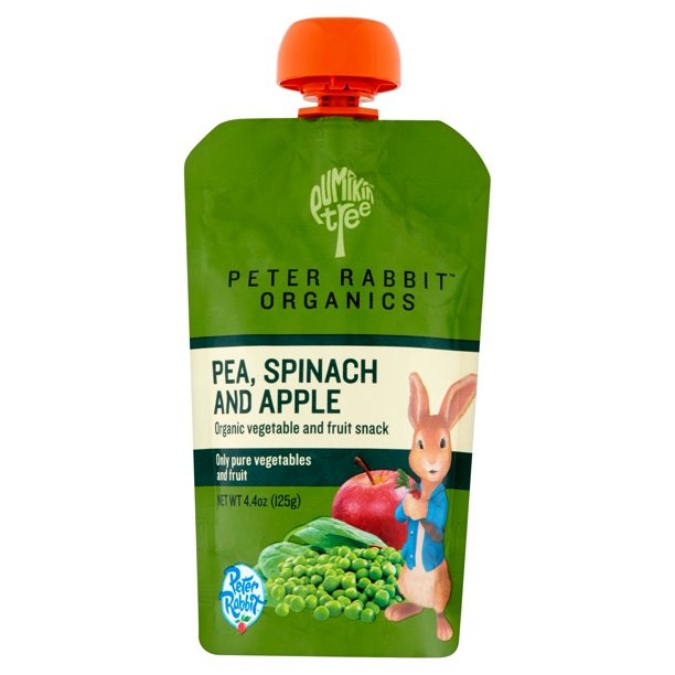 Peter Rabbit Organics Apple, Pea & Spinach