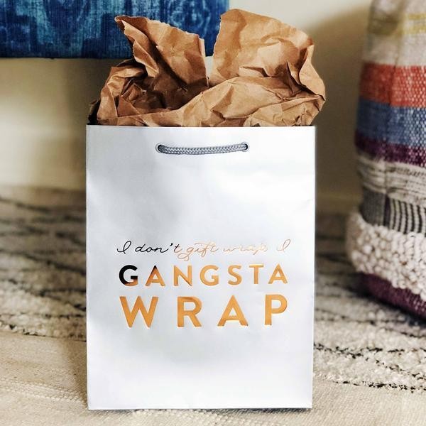 Steel Petal Press Gift Bag Gangsta Wrap