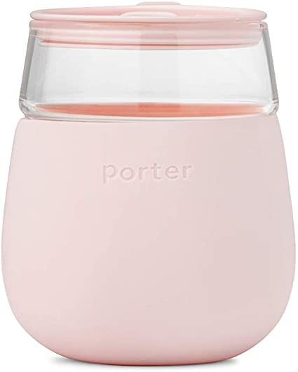 W&P Porter To-Go Wine Tumbler Glass Blush